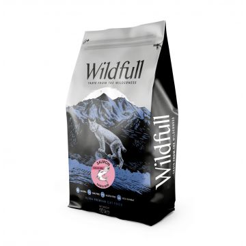 Wildfull Cat Hair & Skin - Hrana uscata ultra-premium - Somon - 10kg