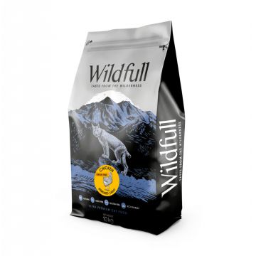 Wildfull Cat Sterilized, Light - Hrana uscata ultra-premium - Pui - 10kg