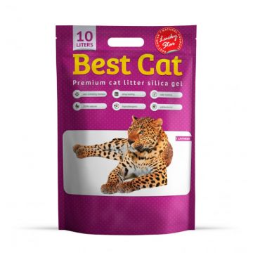 Best Cat Silicat - Asternut igienic pisici, lavanda 10l