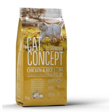 Cat Concept Dry Sterilised, 15 kg