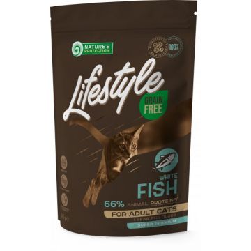 Nature s Protection Lifestyle Grain Free Adult Cat White Fish 7 kg