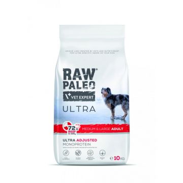 Raw Paleo Ultra Adult, Medium & Large, cu vita, 10 Kg