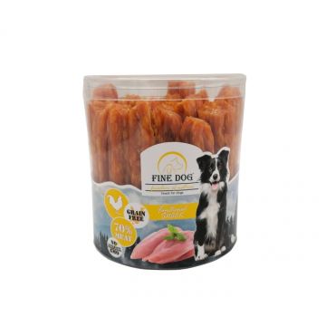 Recompense pentru caini Fine Dog, Grain Free, Pui, 25 bucati