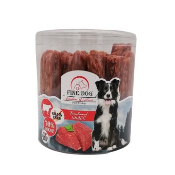 Recompense pentru caini Fine Dog, Grain Free, Vita, 25 bucati