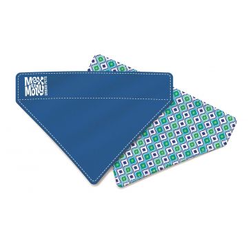 Bandana Max & Molly - L - Retro Blue