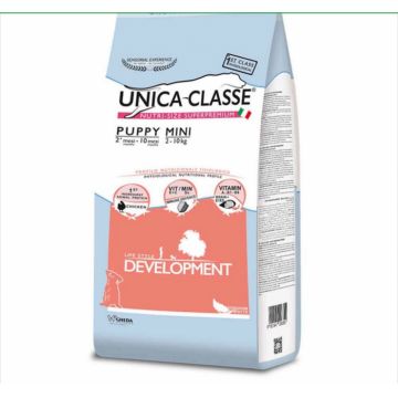 Hrana uscata pentru catei Unica Classe Junior Mini, Dezvoltare, cu Pui, 2kg