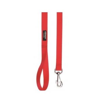 Lesa pentru caini Pet Expert, 1.5 x 120 cm, rosu