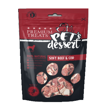 Pet s Desert Dog Soft Beef and Cod 80 Gr LSN-04