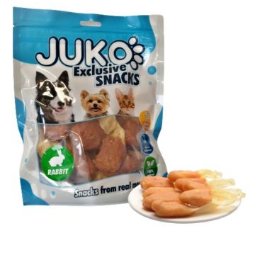 Snacks urechi iepure & carne pui 250 g