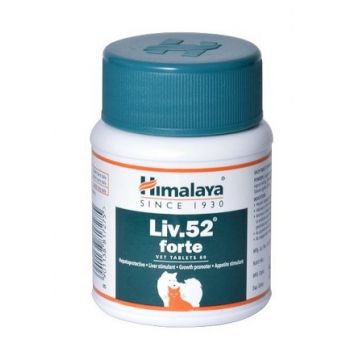 HIMALAYA LIV 52 FORTE VET - 60 TABLETE - Lichidare Stoc