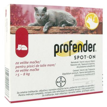 Profender Cat 5-8 kg x 2 pipete