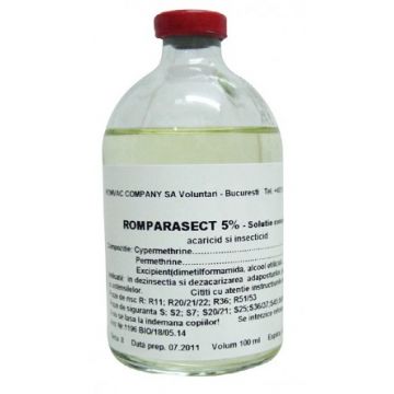 ROMPARASECT 5 % - SOLUTIE CONCENTRATA 100 ML