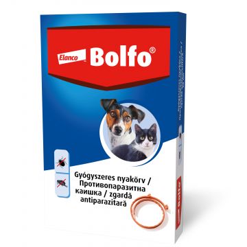 Bolfo zgarda antiparazitara pisica si caine - 38 cm