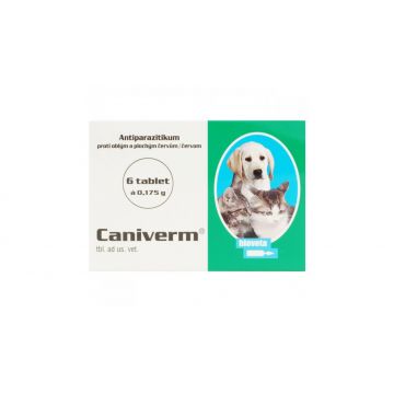 CANIVERM 0.175 G (PISICI SI CAINI DE TALIE MICA ) - 6 TABLETE