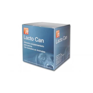 JT- LACTO CAN CAINI LAPTE PRAF PLICURI 10 X 50 G + Biberon cu 2 tetine CADOU