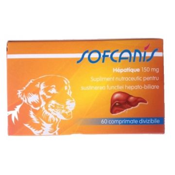 SOFCANIS CANIN HEPATIQUE 150 MG - 60 COMPRIMATE