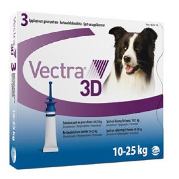 VECTRA 3D 10-25 KG - 3 PIPETE