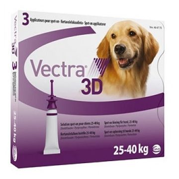 VECTRA 3D 25-40 KG - 3 PIPETE