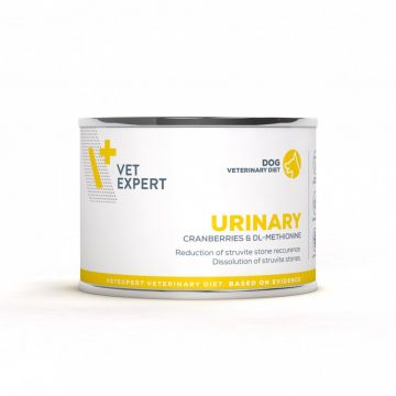 4T DIETA VETERINARA PENTRU CAINI URINARY DOG VETEXPERT CONSERVA, 200 G