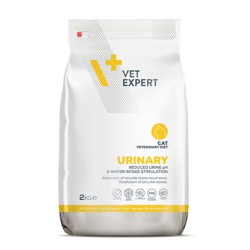 4T Dieta Veterinara Pisici Urinary Cat, Vetexpert - 2 kg