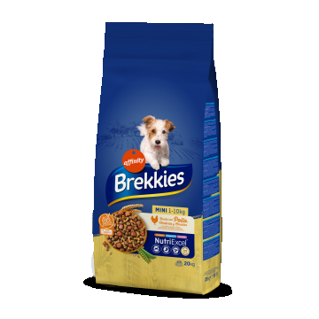 Brekkies – Câine Adult Mini cu Pui, legume și cereale 20kg