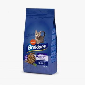 Brekkies – Pisică Adultă Complet – Rețetă cu Pui, legume și cereale - 15 kg