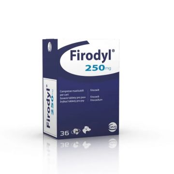 Firodyl 62.5 mg - Comprimate masticabile pentru caini