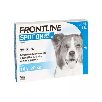 Frontline Spot On M Dog Caine (10-20 KG) - 3 PIPETE