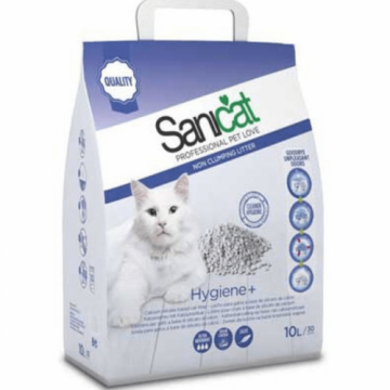 Nisip pentru litiera SANICAT HYGIENE plus - 10 L