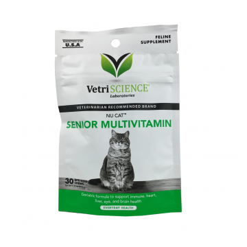 Nu-Cat Senior multivitamine pisici senior - 30 tablete masticabile