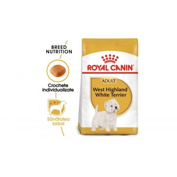 Royal Canin West Highland Terrier Adult hrana uscata caine Westie - 1.5 kg