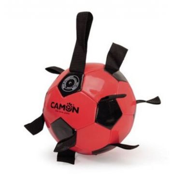 CAMON Jucărie pentru câini Minge fotbal, imitaţie de piele, 21cm