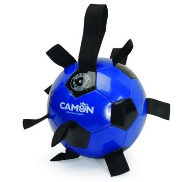 CAMON Jucărie pentru câini Minge fotbal, imitaţie de piele, 21cm