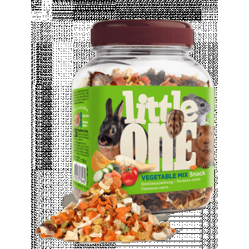 Gustare cu mix legume pentru rozatoare Little One, 150g