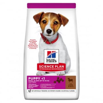 Hill s SP Canine Puppy Small and Mini Lamb and Rice 1.5 kg