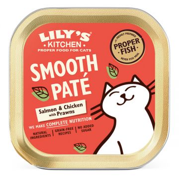 Lily's Kitchen Cat Smooth Salmon & Chicken Pate 85 g