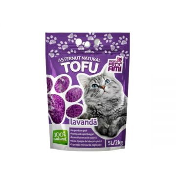 Mon Petit Ami, Asternut igienic tofu, aroma lavanda, 5l