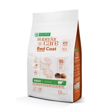 Nature's Protection Superior Care Red Coat Grain Free Lamb Adult Small & Mini Breeds, 1.5 kg