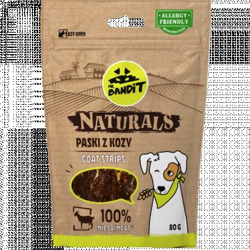 Recompense pentru caini Mr. Bandit Natural, capra, 80g