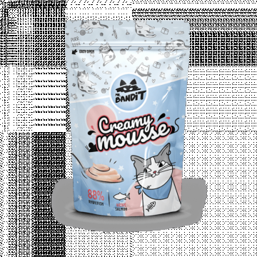 Recompense pentru pisici Mr. Bandit CAT Creamy Mousse, somon, 60 g