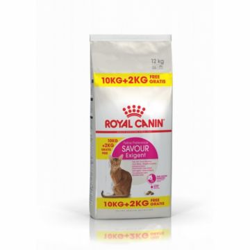 Royal Canin Exigent Savour, 10 + 2 kg cadou