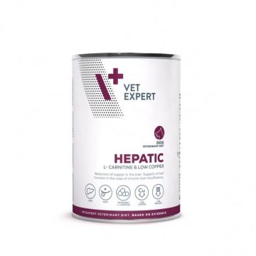 4T Hepatic Dog Conserva 400 g, VetExpert