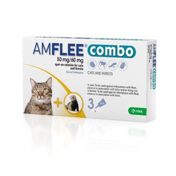 Amflee Combo 50mg pentru pisici si dihori - 1 Pipeta