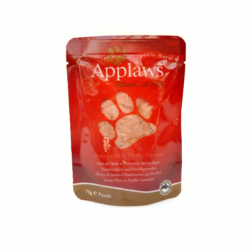 Applaws Cat Plic File de Ton si Creveti 70 g