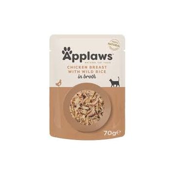 Applaws Cat Plic Piept de Pui si Orez Salbatic 70 g