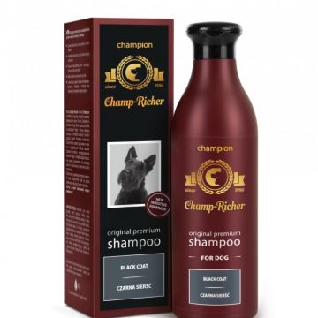 Champ Richer Sampon pentru caini cu blana neagra 250 ml