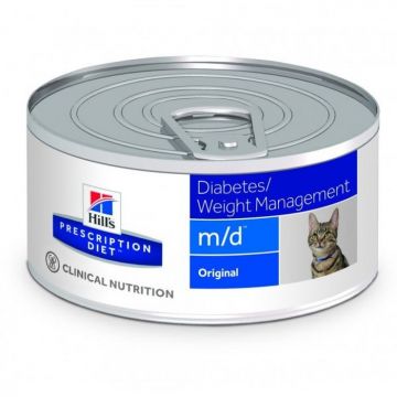 Hills PD Feline m d - Diabet sau Obezitate 156 g