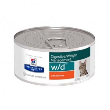 Hills PD Feline W D , Controlul Greutatii Conserva 156 g