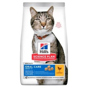 Hills SP Feline Adult Oral Care Cu Pui 1.5 kg