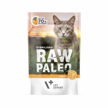 Raw Paleo Sterilised Cat Curcan Plic 100 g